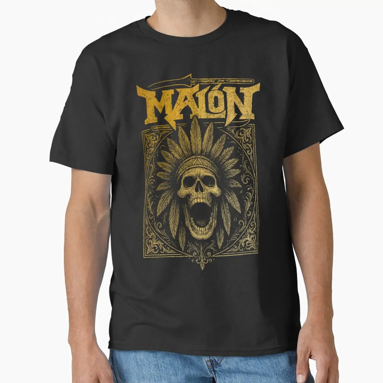 MALON BANDA Classic T Shirt vintage Washed Breathable streetwear Stylish homme Top For Everyday Wear Casual Unisex Versatile
