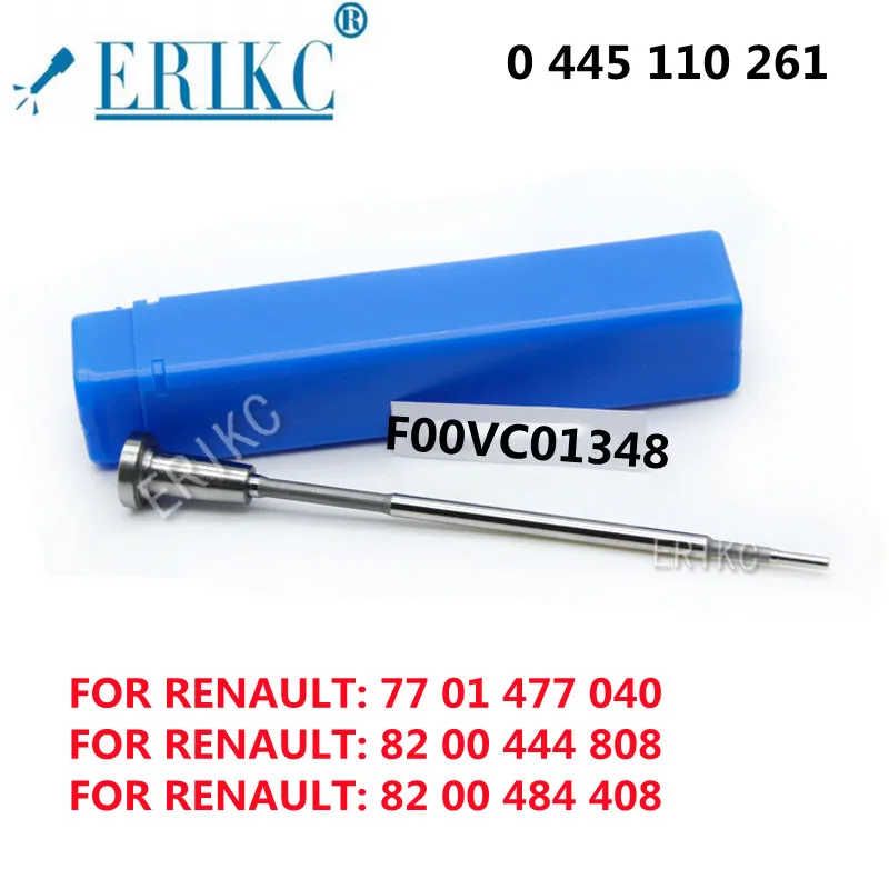 ERIKC F00VC01348 Common Rail Valve F ooV C01 348 For RENAULT: 77 01 477 040  Injector 0445110261  F00V C01 348