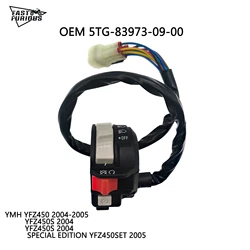 Left Handlebar Switch Control Start Engine Run Off Headlight for YMH ATV YFZ450 YFZ 450 Replacement 5TG-83973-09-00