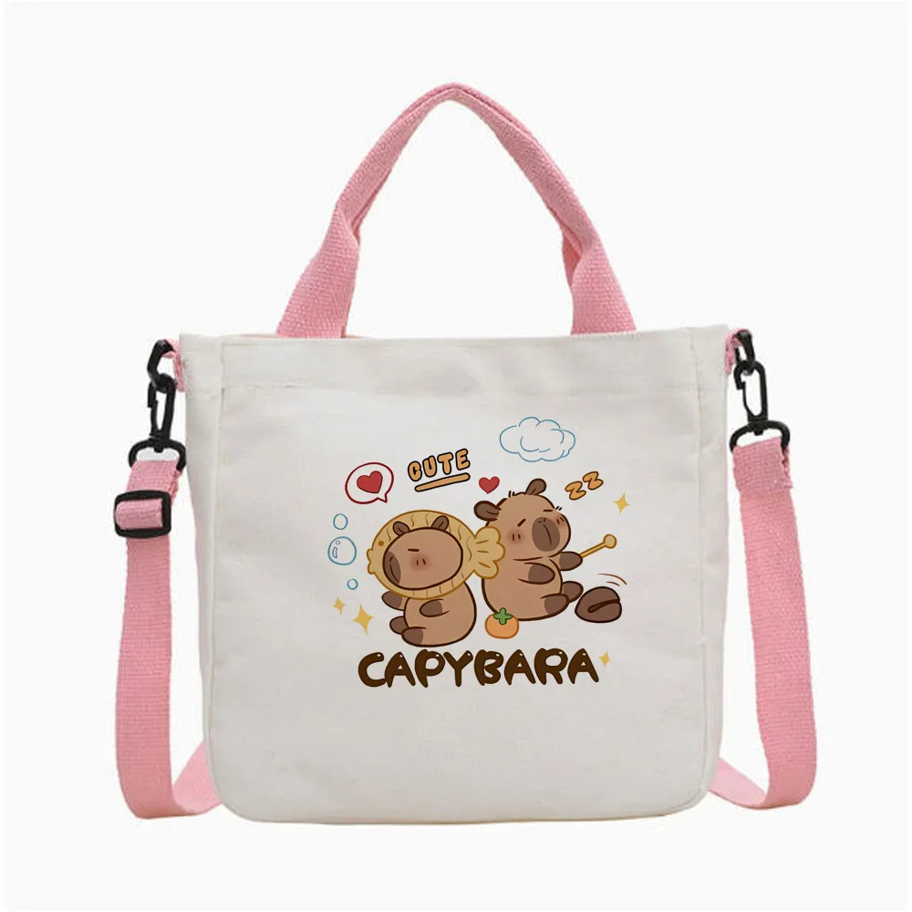 Capibara Capybara tote bag foldable y2k grocery shopper einkaufstasche femme