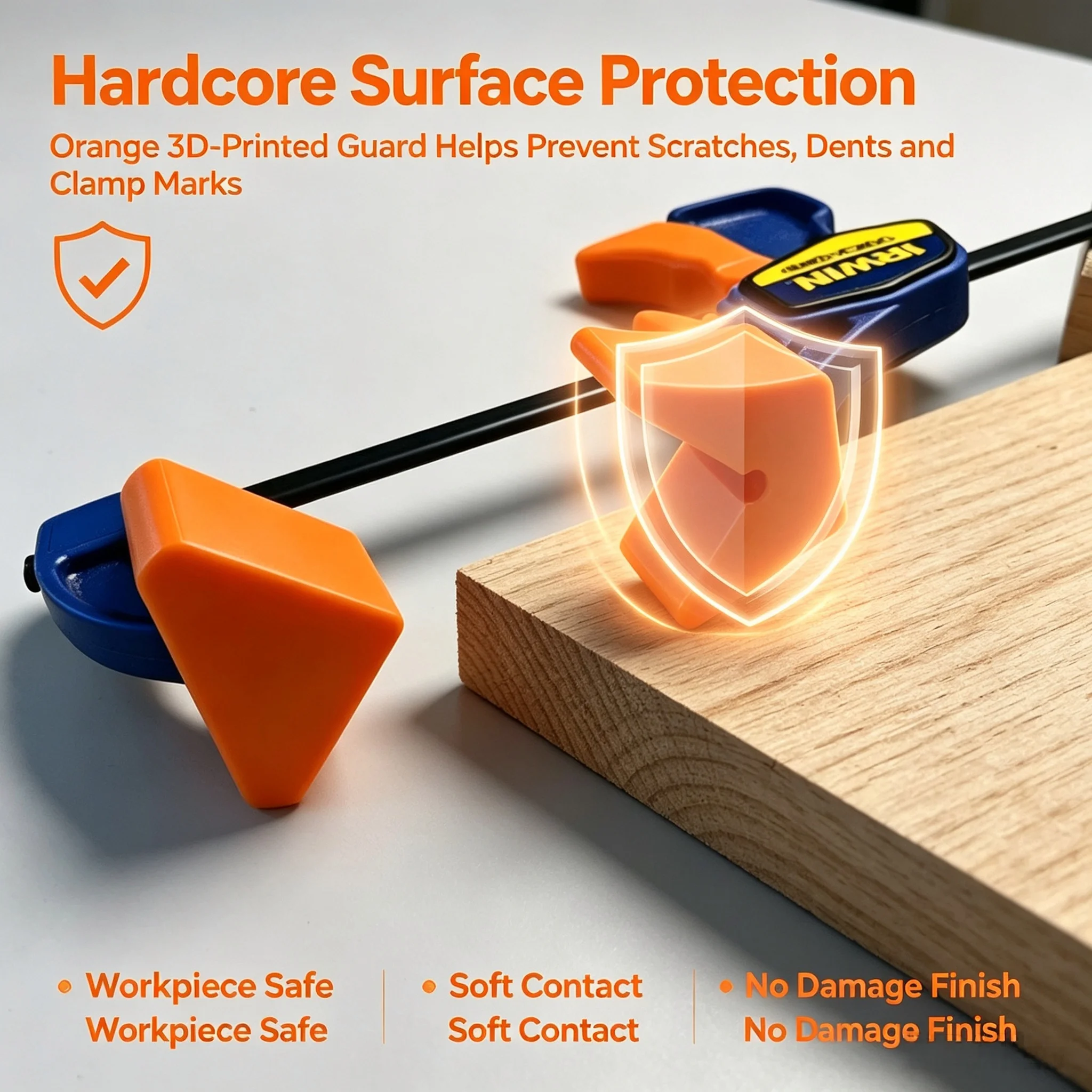 3D Printed Quick Change Angle Clamp Woodworking Adapter Multifunctional Clamping Device for Woodworking Tools Woodworking Fixtur