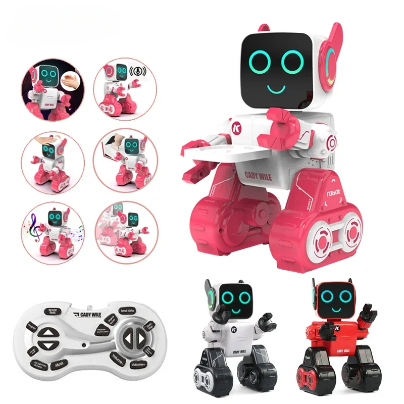 JJRC R4 Robot RC Intelligent Sense Inductive Remote Control Smart Robo Advisor Coin Bank Gift for Kids Boy Girl Educational Toys