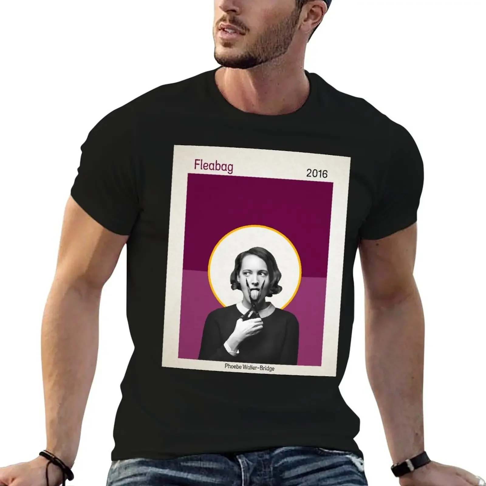 

Fleabag Minimalist T-Shirt shirts graphic vintage plain black t shirts men