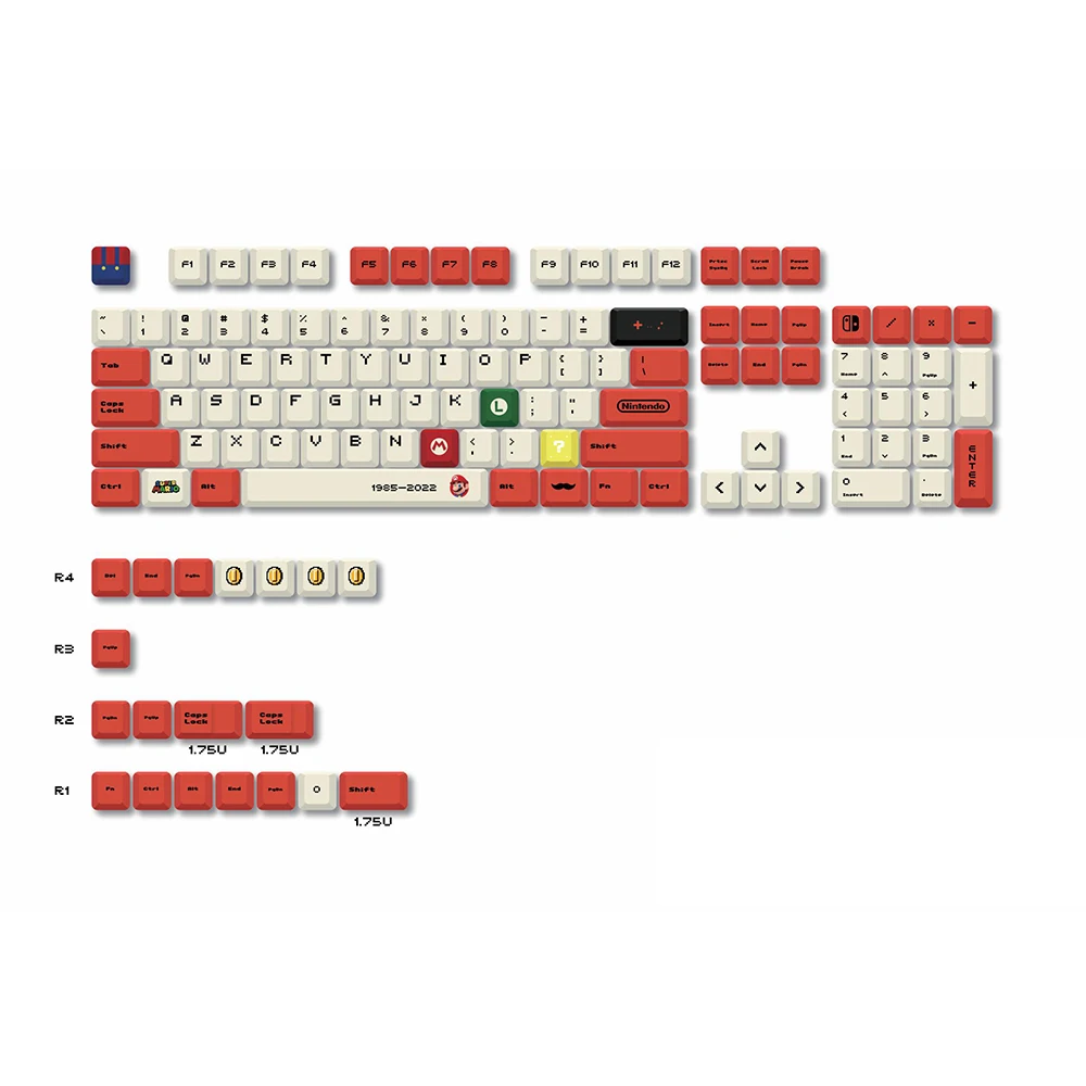 صبغ الفرعية العامة PBT Keycap الكرز الشخصي شخصية أغطية المفاتيح ل Gateron الكرز MX التبديل ألعاب لوحة المفاتيح الميكانيكية مفتاح غطاء