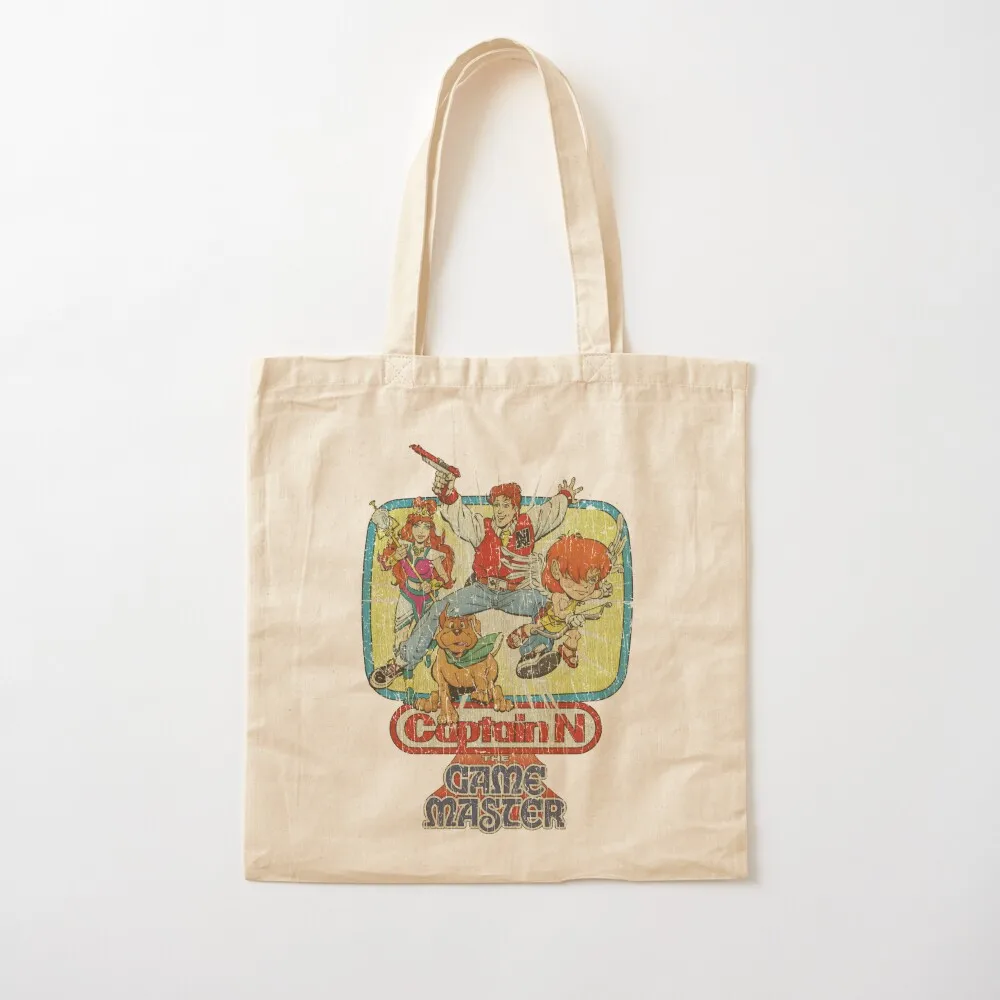 

Captain N: The Game Master 1989 Tote Bag Cloth bags shopper bag woman handbag canvas tote bags