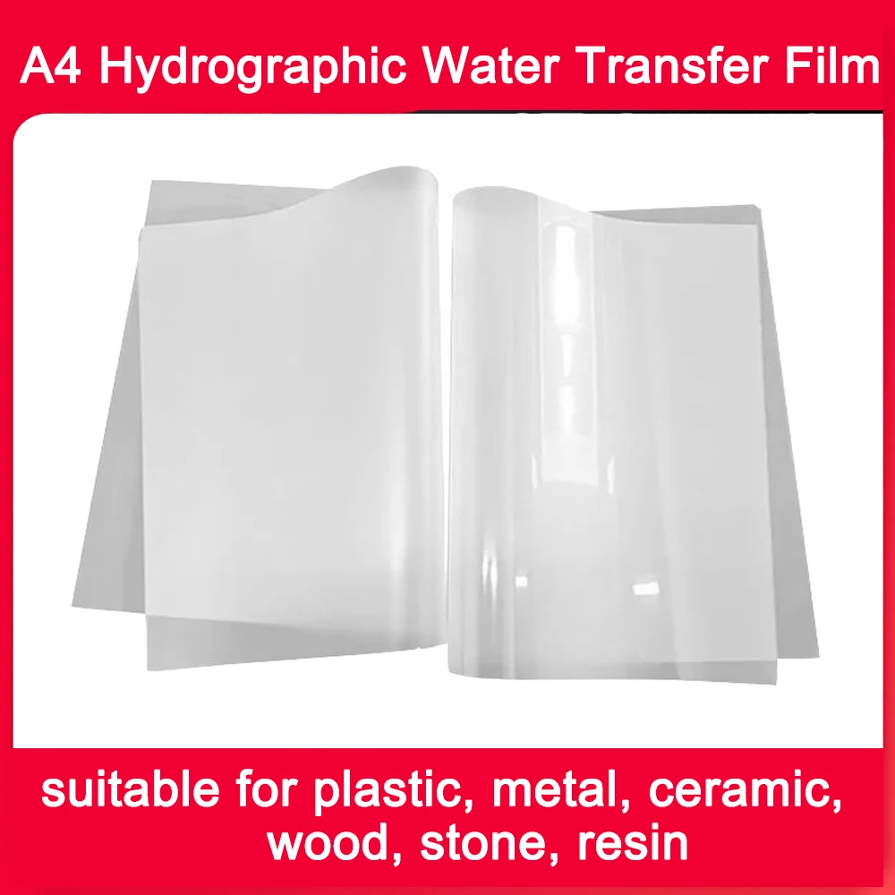 10/20 sheet A4 size Blank Water Transfer Film Hydrographic Water Transfer Film for DIY Customizing hydrographic film 10/20sheet