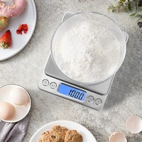 LCD Display Electronic Scale Pocket Scale Balance Mini Digital Scale 500g 0.01g 3000g 0.1g Digital Jewelry Weighing Scale