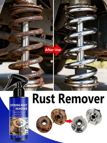 Car Rust Remover Clean Metal Iron Prowder Quickly Auto Exhaust Pipe Rust Derusting Spray Stain Removal Agent Car Wheel Hub Care