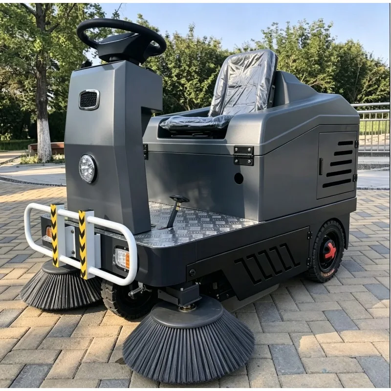 Ride-on Electric Street Sweeper Machine Industrial Road Sweepering Cleaner Mechanical Broom Sweeper for United States