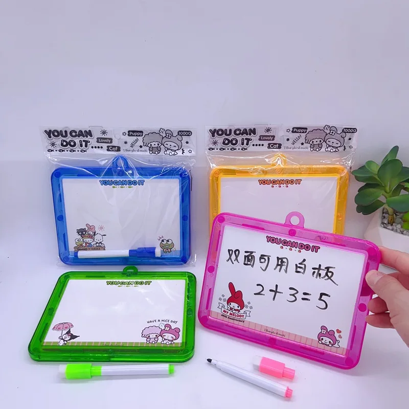 Portable Small Whiteboard, Children's Magnetic Writing Board, Student Double-sided Whiteboard, Built-in Erasable Whiteboard