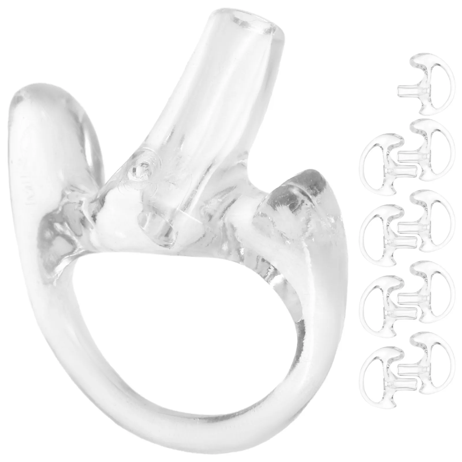 5Pairs Interphone Ear Plugs Silicone Earpiece Inserts Replacement for Motorcycle Intercom Systems Comfort Fit Air Duct