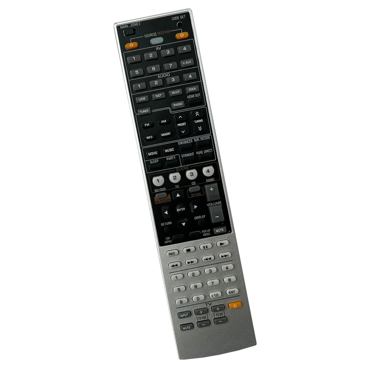 New Remote Control For Yamaha RAV347 WT92830J RXV-1067BL RX-V1067 AV Receiver