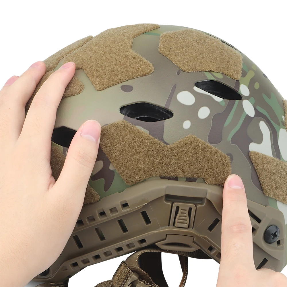 Super High Cut Tactical FAST Helmet Magic Sticker 11Pcs/set  FAST Helmet Patches Hook and Loop Fastener Sticky Magic Sticker