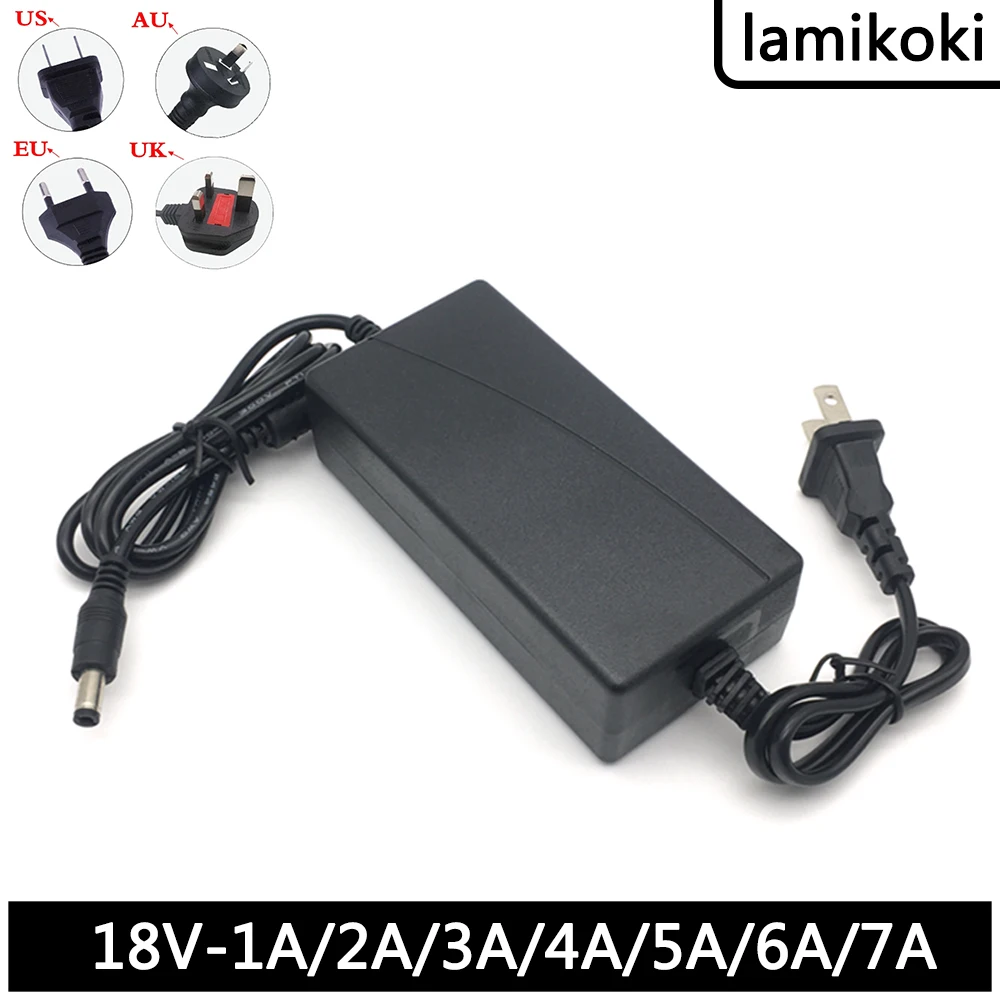 DC 18V 1A 2A 3A 4A 5A 6A 7A Power Adapter Access Control Building Walkie-talkie Doorbell Power Cord