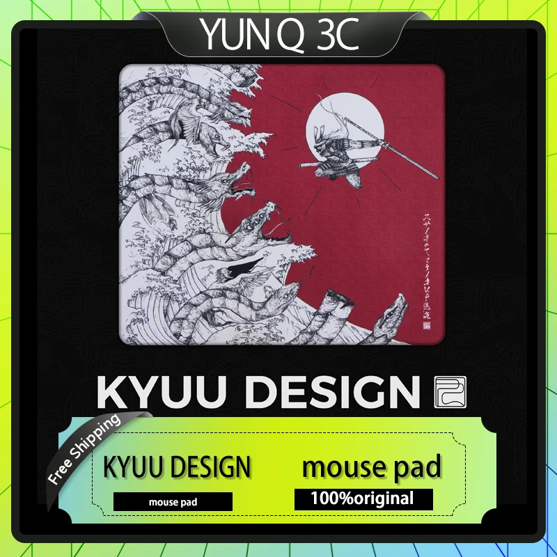 KYUU DESIGN Mouse Pad Fine Surface Control Well SLIMFLEX Mouse Pad Electronic Sports Gaming Mouse Pad Computer Accessories