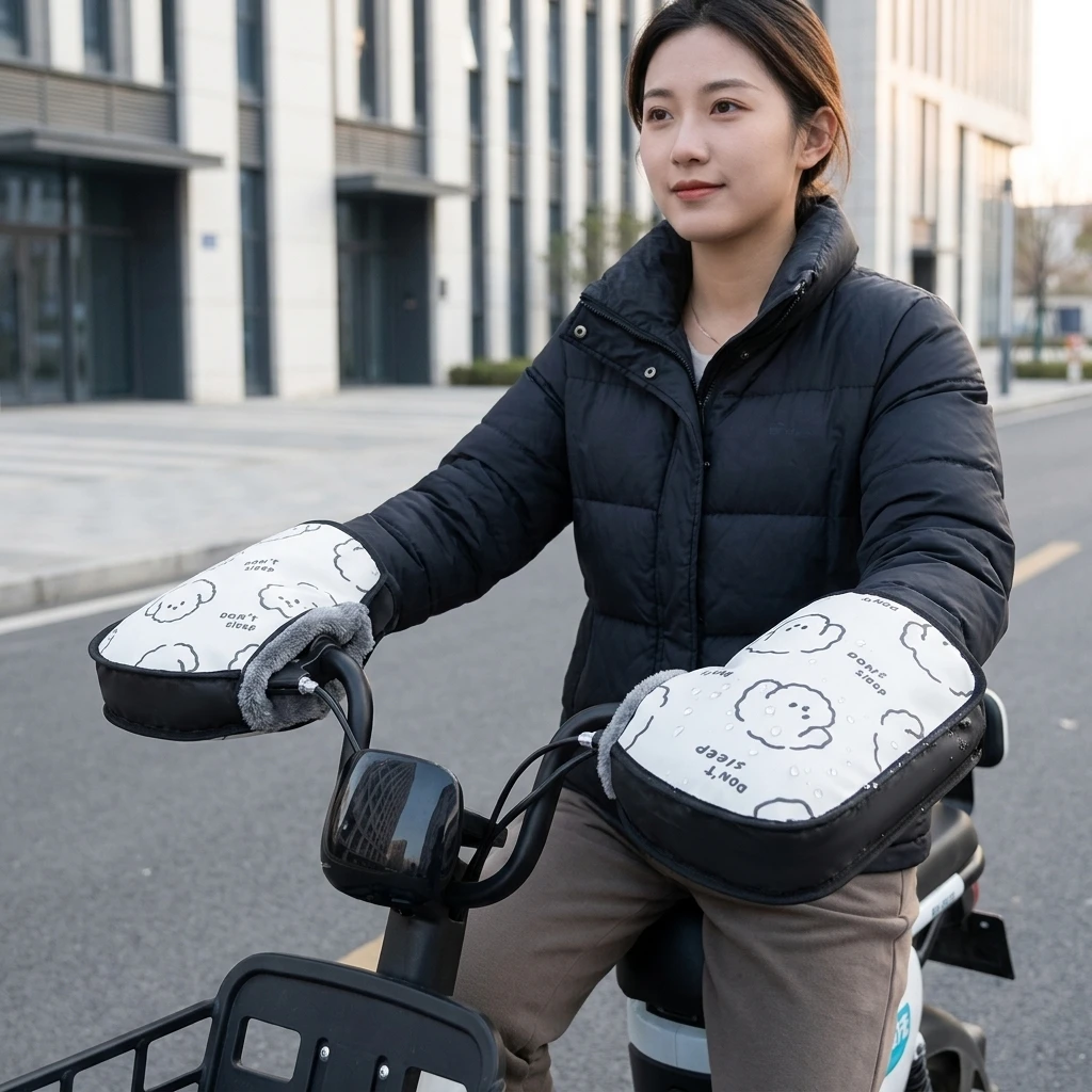 2pcs Handlebar Mittens Thermal - Heated Gloves Electric ulasan dan harga