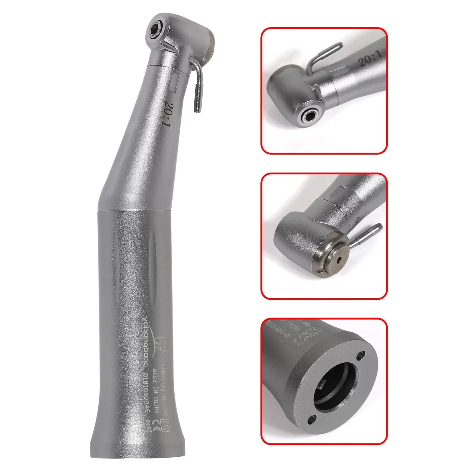 Dental Hygiene Prophy Handpiece /20:1 Implant /1:1 20° Straight Contra Angle Handpiece Fit Nsk/Kavo