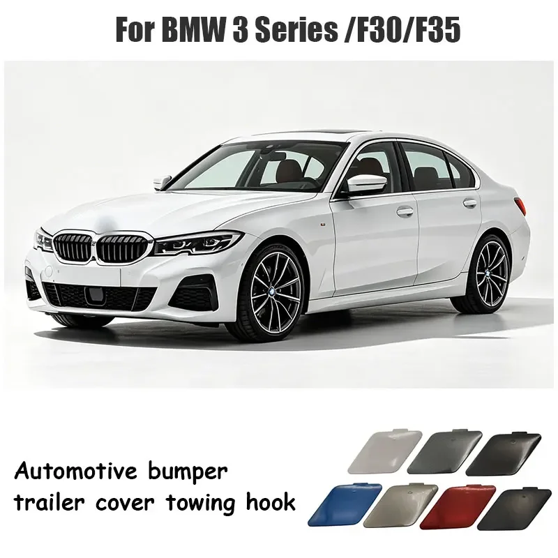 For BMW F30 3 Series 320i 328i 2012-2015 Rear Bumper Tow Hook Cap Towing Eye Cover Accessories