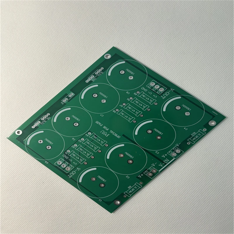 High end PASS Dedicated Power Board CRC ประเภท 8 ตัวเก็บประจุแหล่งจ่ายไฟบอร์ดเปล่า