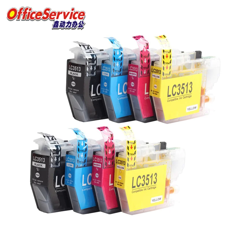 LC3511 LC3513 Ink Cartridge Compatible For Brother MFC-J690DW  MFC-J890DW  MFC-J491dw DCP-J572dw inkjet printer