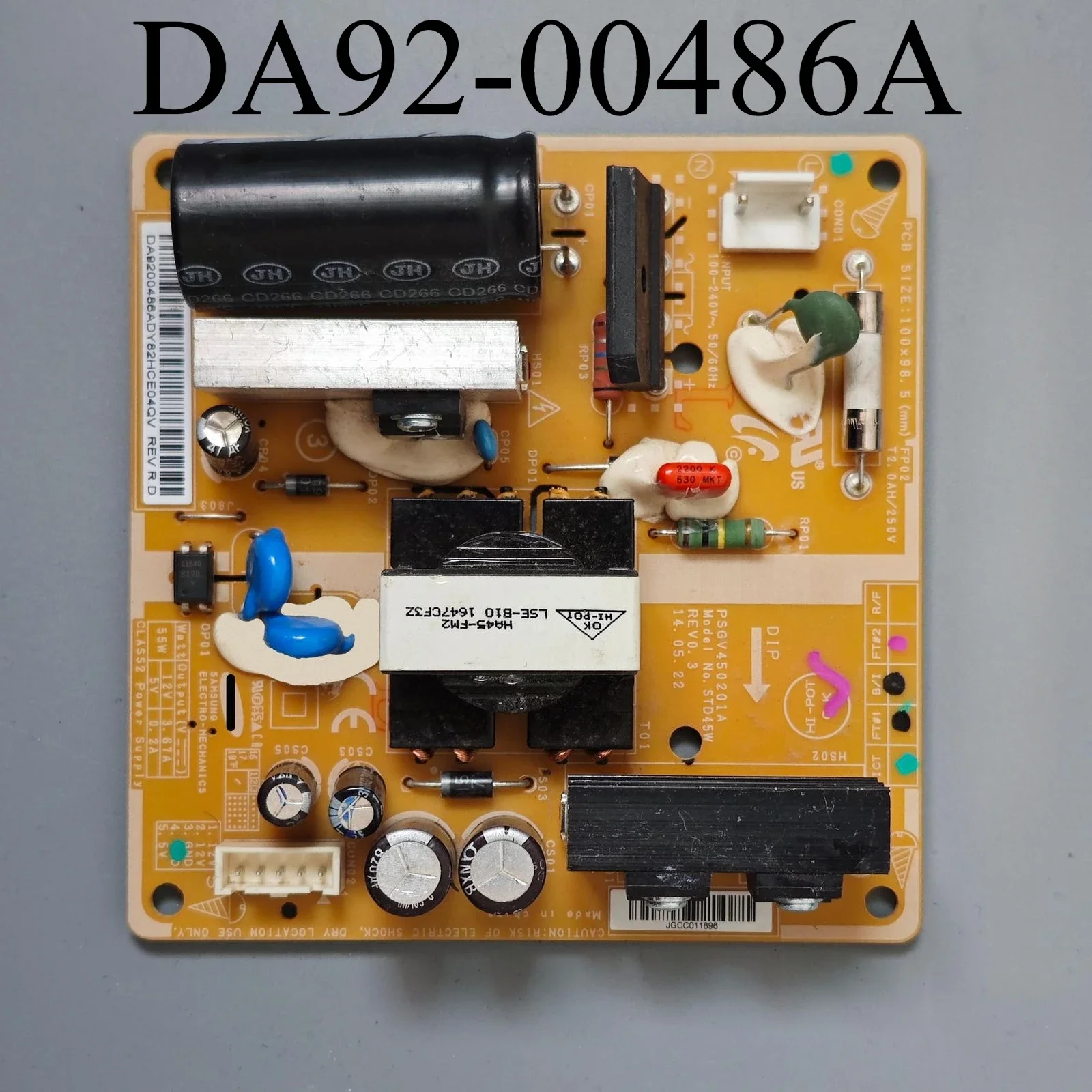 

Original DA92-00486A DA92-00530A Refrigerator Power Control Board RF28HFEDBSG/PE RF28HFEDTBC/AA RF30HBEDBSR/SA RF25HMEDBSL/EM