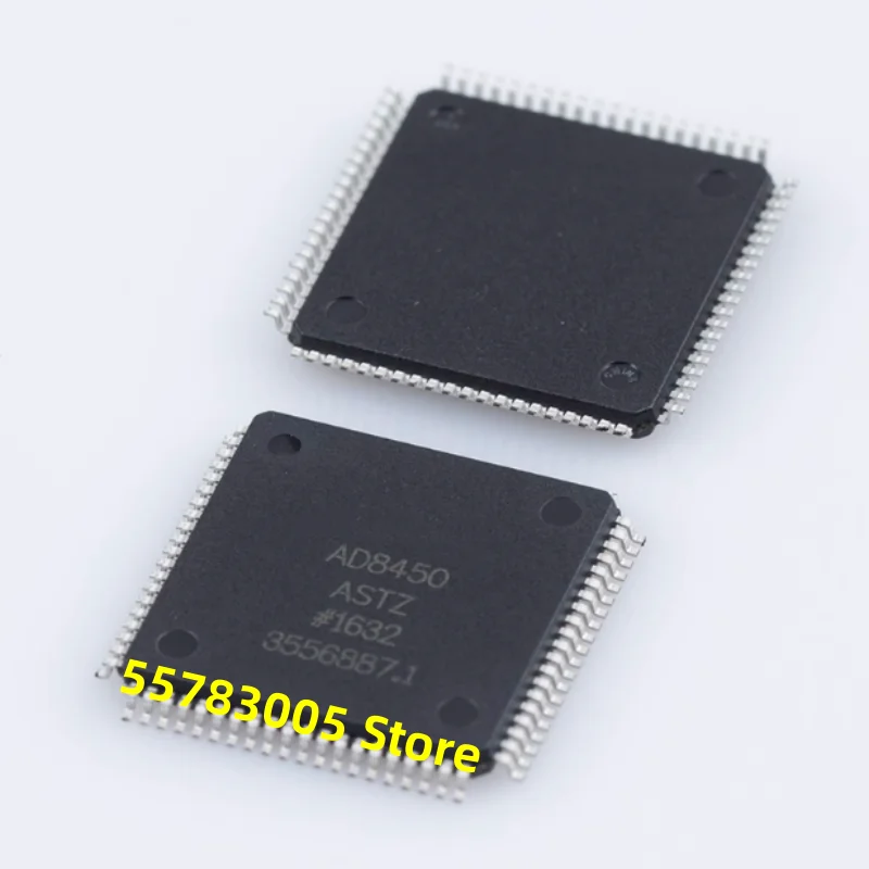 

2PCS New AD8450ASTZ-RL AD8450ASTZ QFP80 Analog front-end chip IC
