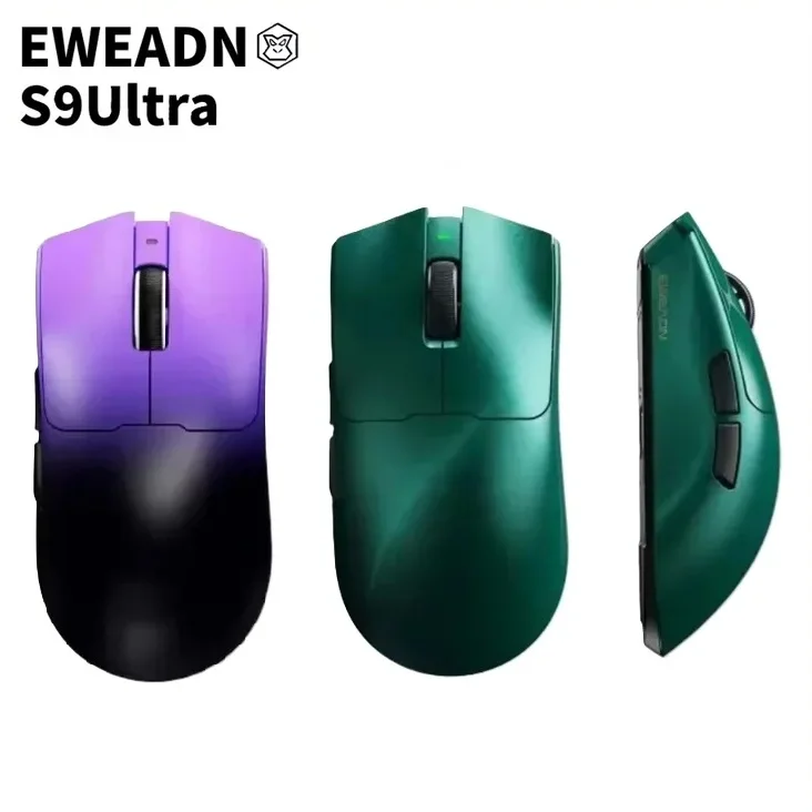 

EWEADN S9 ProS9 Ultra Ultra-lightweight Bluetooth Wireless Gaming Mouse PAW3395/395026k/30K DPI Ringo/Kaihua Mechanical Switches