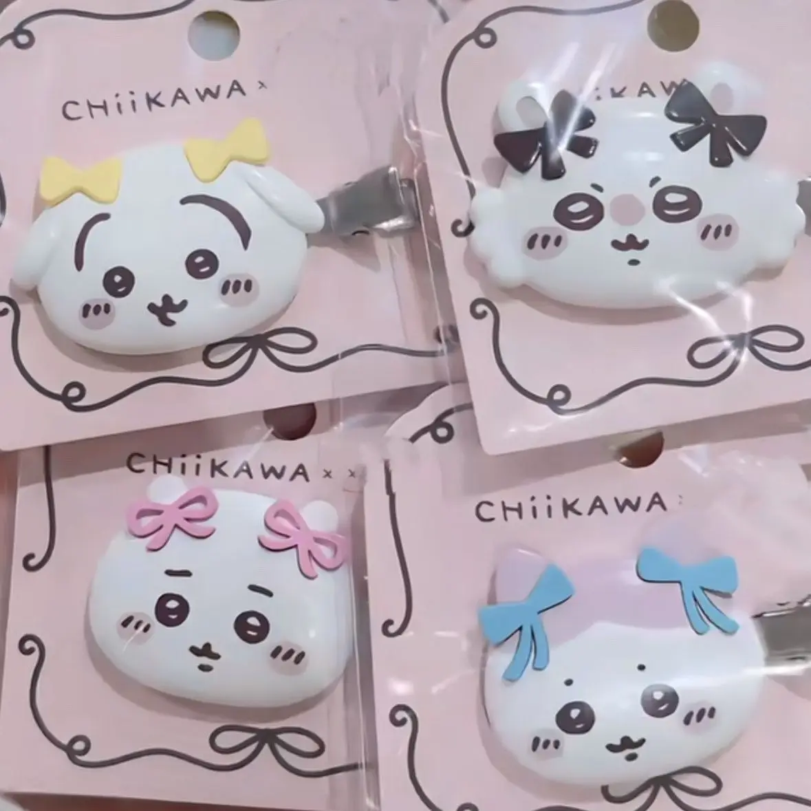 New Hot  Kawa resin bow hairpin cute cartoon side duck bill hairpin banger, soft and cute girl anime hair accessories gift