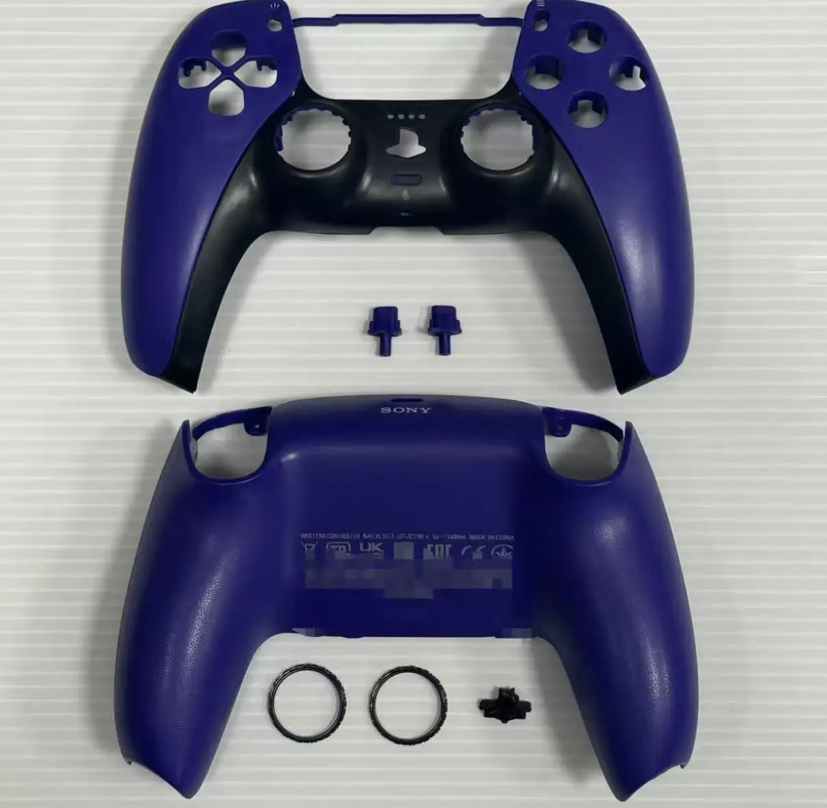 Hoogwaardige vervangende behuizing voor PS5-controller - Galactic Purple Limited Edition Custom Mod-behuizing