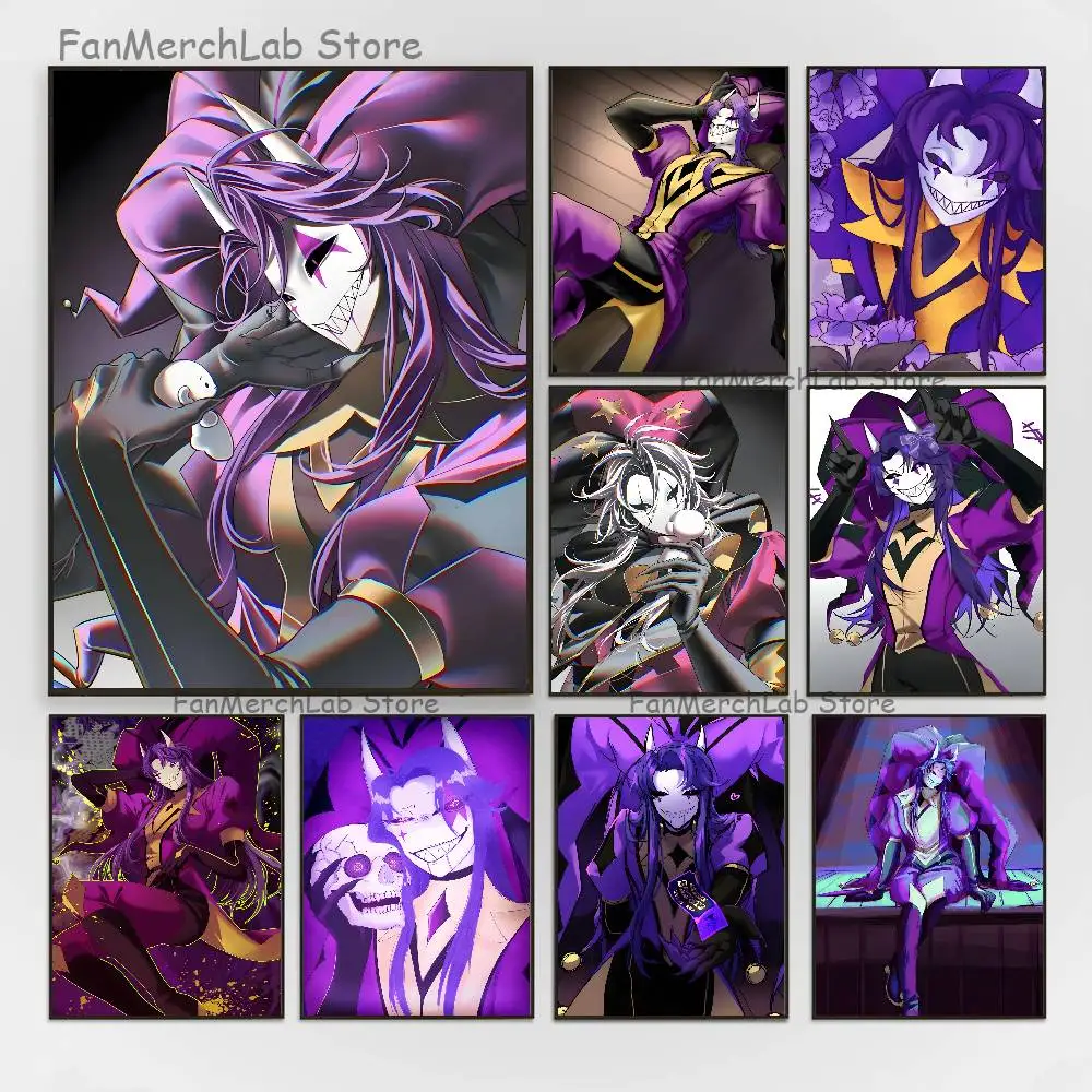 

J-Jester F-FreakS C-Circus Poster High Quality Dorm Living Room Aesthetic Wall Decoration Painting Stickers Gift