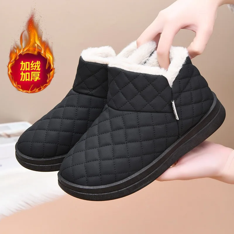 

Women's Winter Boots Cotton Shoes for Women in 2025 Thick and Warm Snow Boots Fashion Women's Short Boots