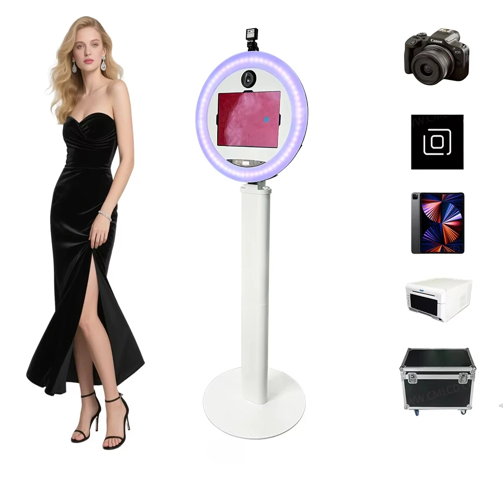 iPad Photo Booth Kit iPad Pro/Air (10-13 inch)  Roamer Shell, Adjustable Camera Mount & Tripod Ready for Wedding Events