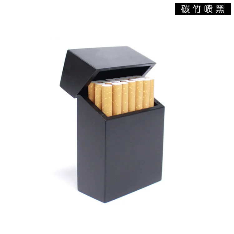 Portable Wood Cigarette Case Magnet Adsorption Slim Wooden Cigar Storage Box Solid Wood Cigarette Holder Smoker Men Dad Gift