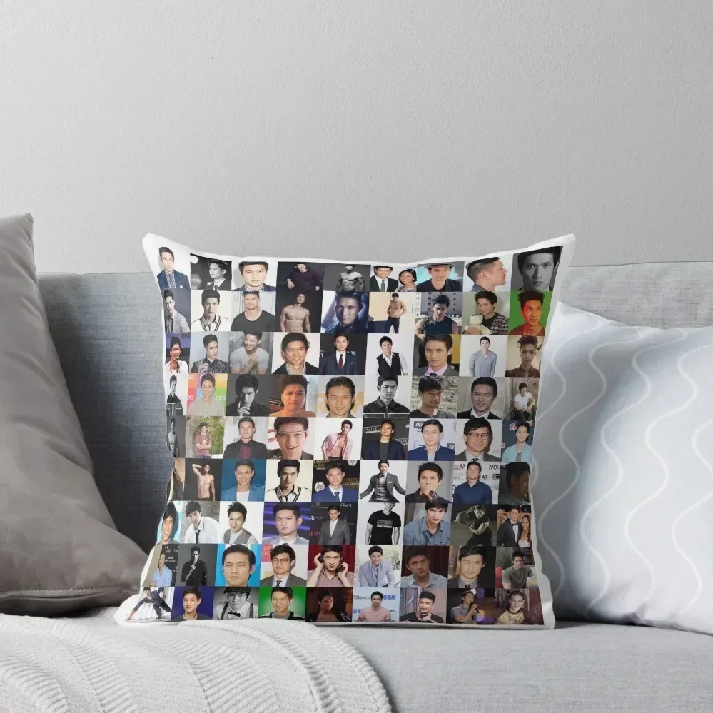 Harry Shum Jr. Collage - Many Items Available Throw Pillow Decorative Cushions For Living Room christmas cushions covers pillow