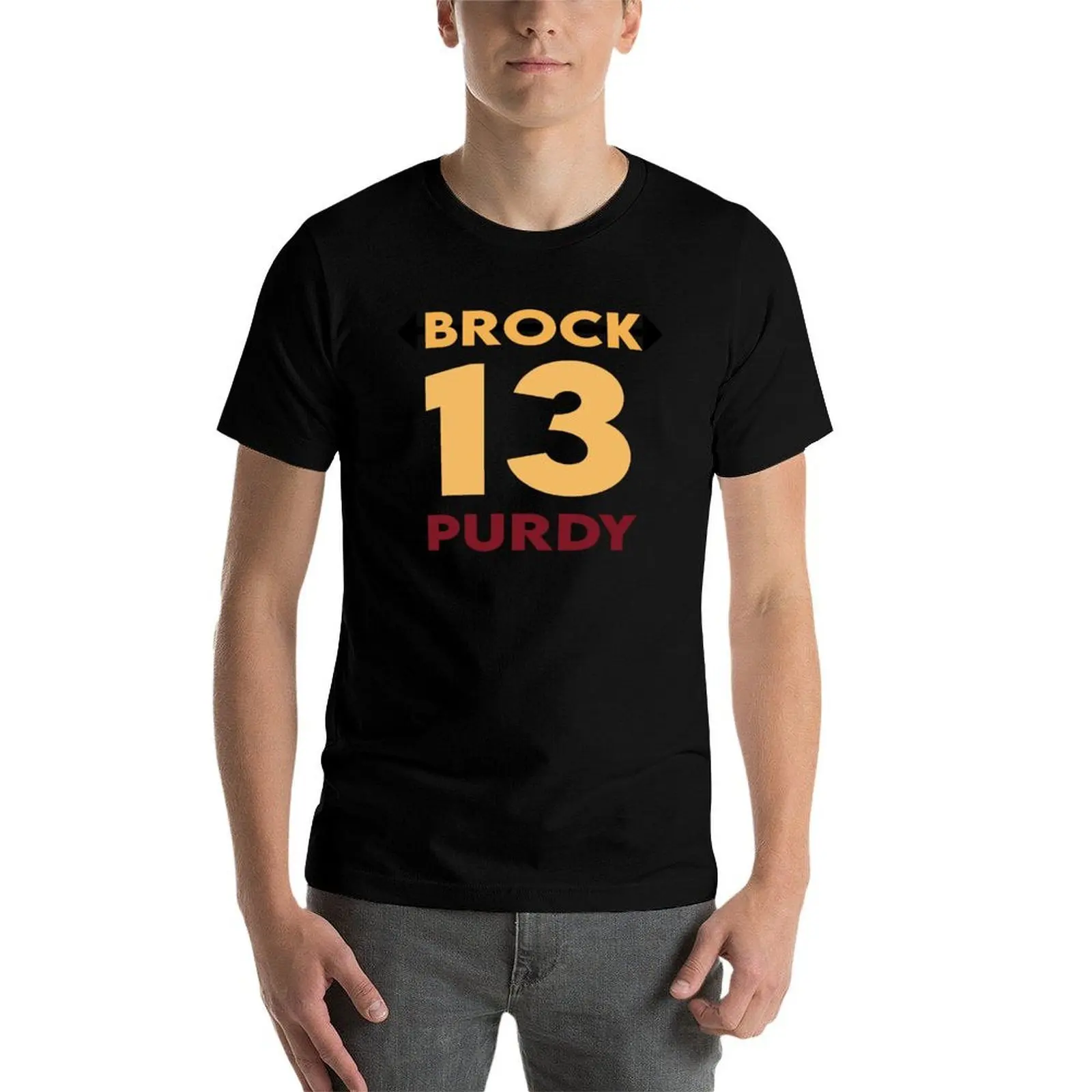 

Brock Purdy 13 T-Shirt cotton t shirt pack t shirts for man graphic vintage T-Shirt