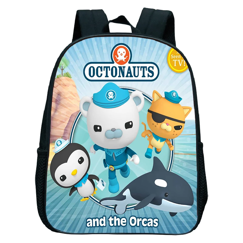 Mochila The Octonauts Tas TK Balita Kartun Ransel Sekolah Anak Mini Tas Sekolah Anak-anak Bayi Ransel TK