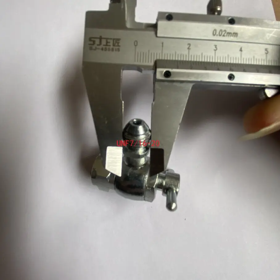 

UNF7/16-20 accumulator nitrogen filling tool connector 1/8NPT shock absorber nitrogen filling connector