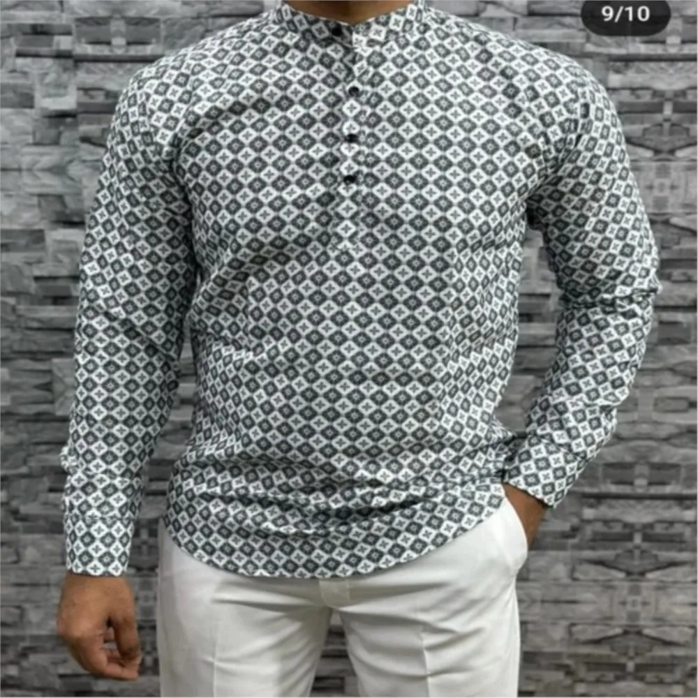 

Мусульманская рубашка с длинными рукавами Аман Абая Джубба Пакистан Мусульманская Саудовская Аравия Джеллаба Ислам Одежда Camisas Árabe Islam