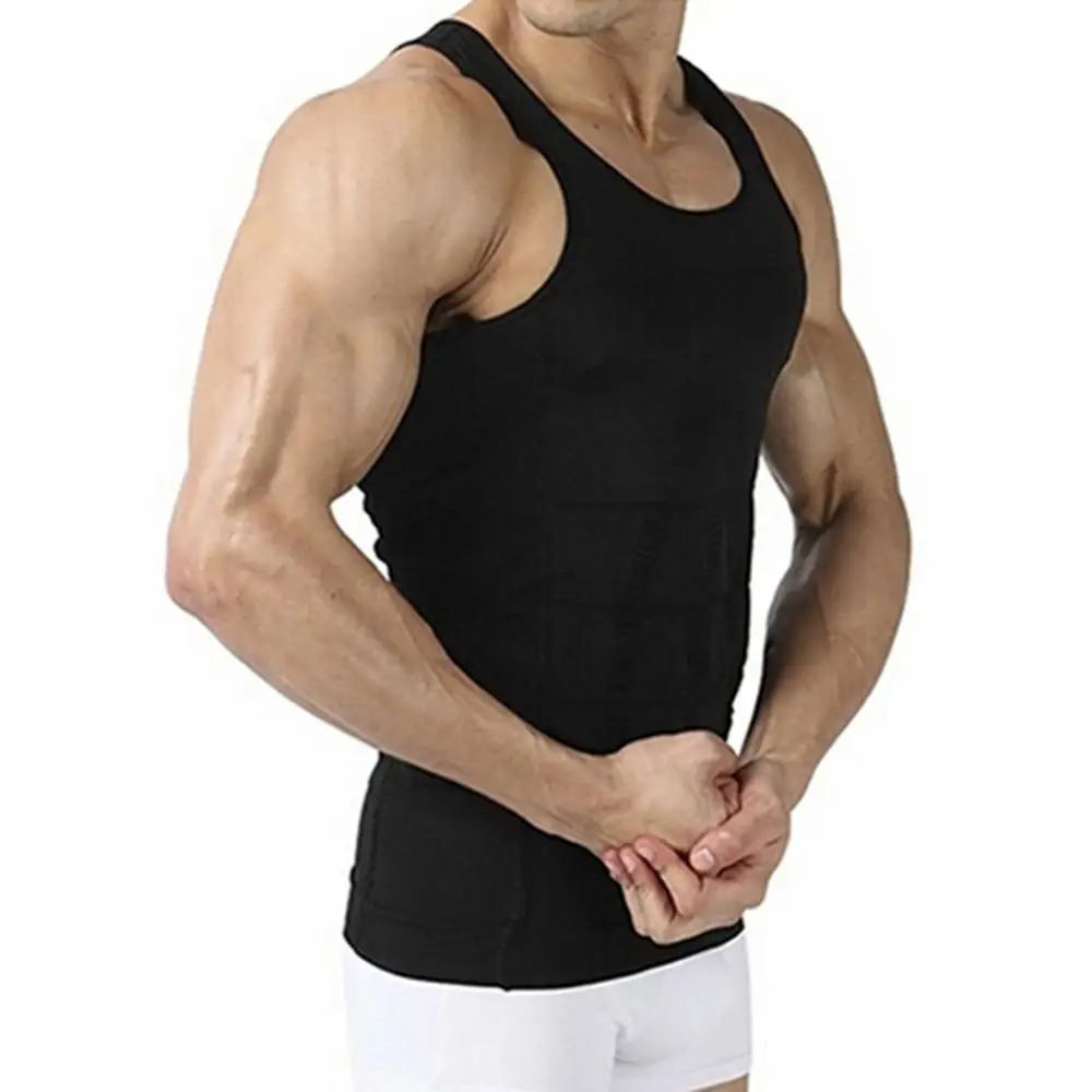 Corset Men Slimming Vest Fitness Body Shaper Slimming Shirt Full Waist Trainer Shapewear Corsets Vest Tummy Shaper Underwear