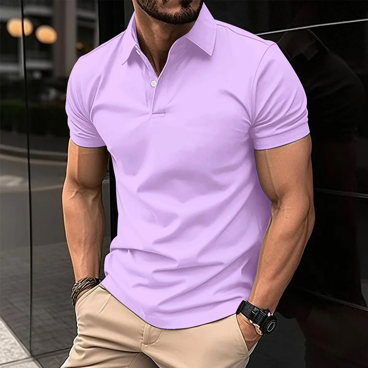 2024 meist verkaufte neue Herren Sport mode Polos hirt atmungsaktive Business Fashion T-Shirt Herren Golf Shirt