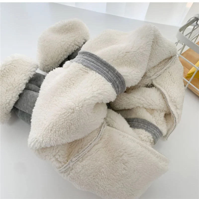 Boys Casual Thick Pants Winter Kids Padded WarmTrousers Children Pants Clothes Fleece Cotton Leggings Trousers 2-8 Years