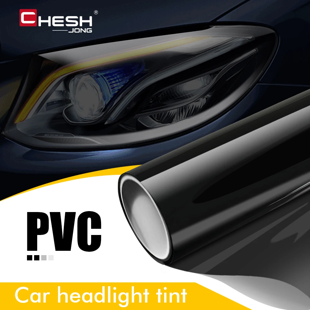 10m High Quality Light Black Car Headlight Tint Auto Light Smoke Taillight Vinyl Film