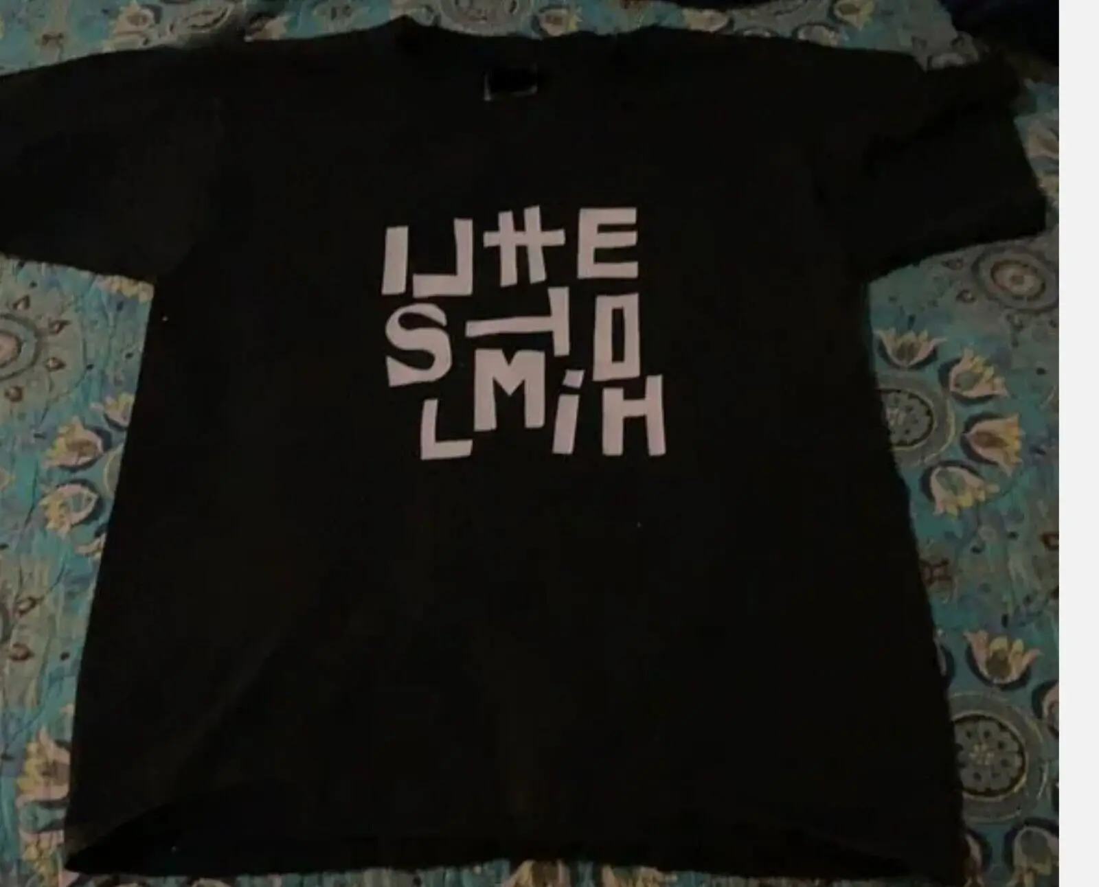 Elliott Smith Concert Tee 2003, reprinted t-shirt