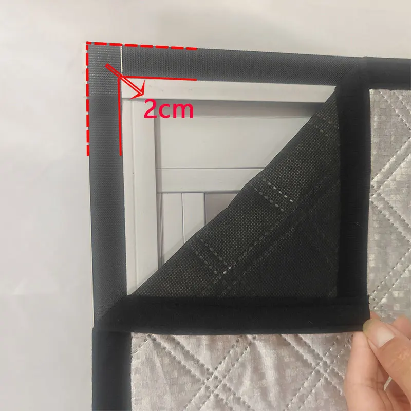 Household Window Sunshade Aluminum Foil Insulation Film, Anti-UV, Anti-Cold, Windproof, Heat-Insulating and Warm Curtains...