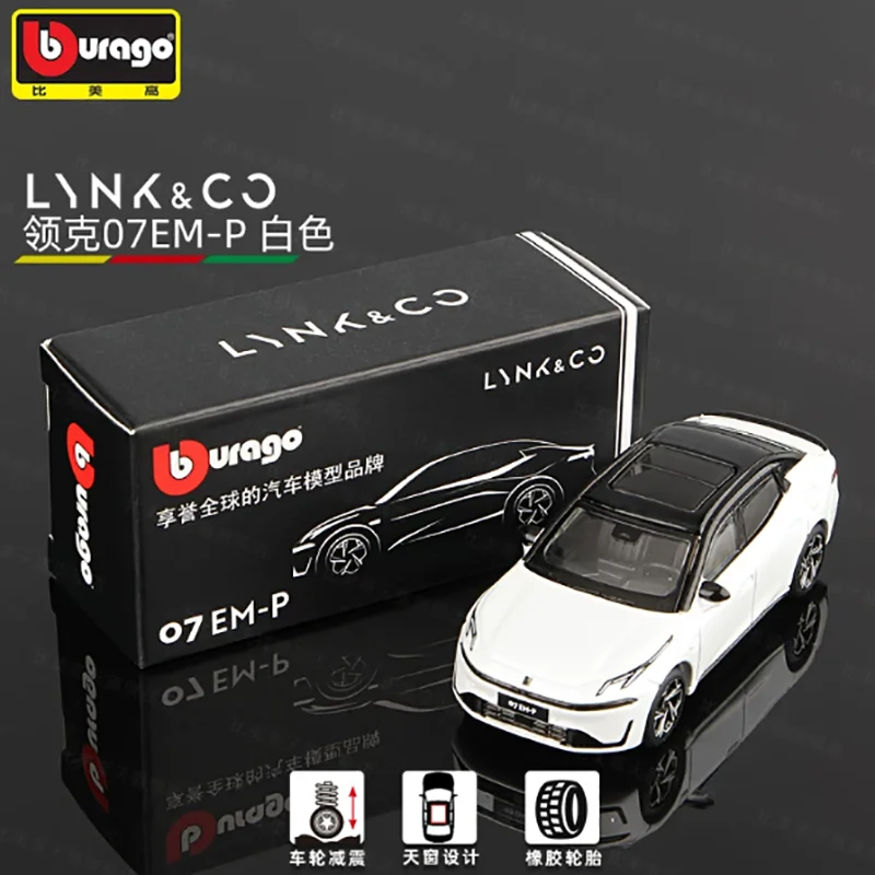 

Коллекционная модель автомобиля LYNK & CO 07EMP 08 09 в масштабе 1/64 из сплава, предмет декора для витрины