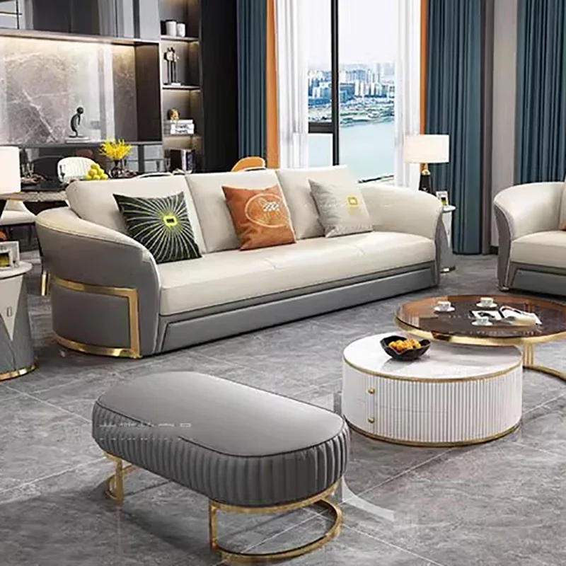 

Prefab Houses Sofa Living Room Inflatable Luxury Hotel Sofa Living Room Conference Chaise Lounge Muebles Hogar Replica Furniture