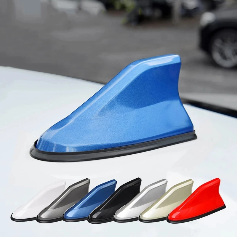Car Roof Shark Fin Aerial Antenna Toppers Replacement Auto Radio FM Antenna Signal Decorative For BMW/Honda/Toyota/VW/Kia/Nissan