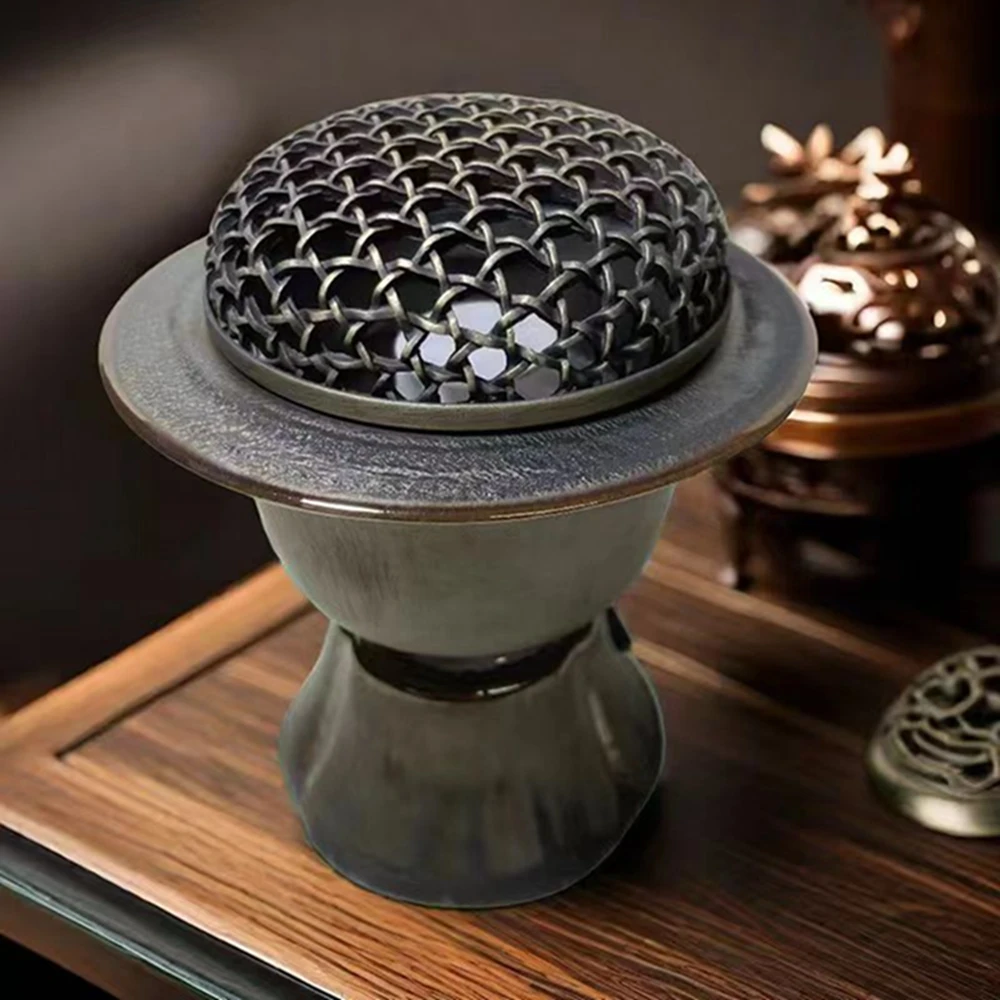 Electric Ceramics Bakhoor Burner Home Office Use Gift Oud Incense Burner