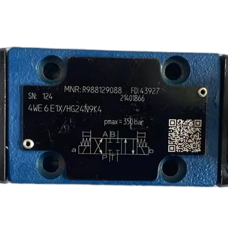 

4WE6E1X/HG24N9K4-MNR988129088 Высококачественный гидравлический клапан, электромагнитный переключающий клапан, двунаправленный 4WE6J1X/24