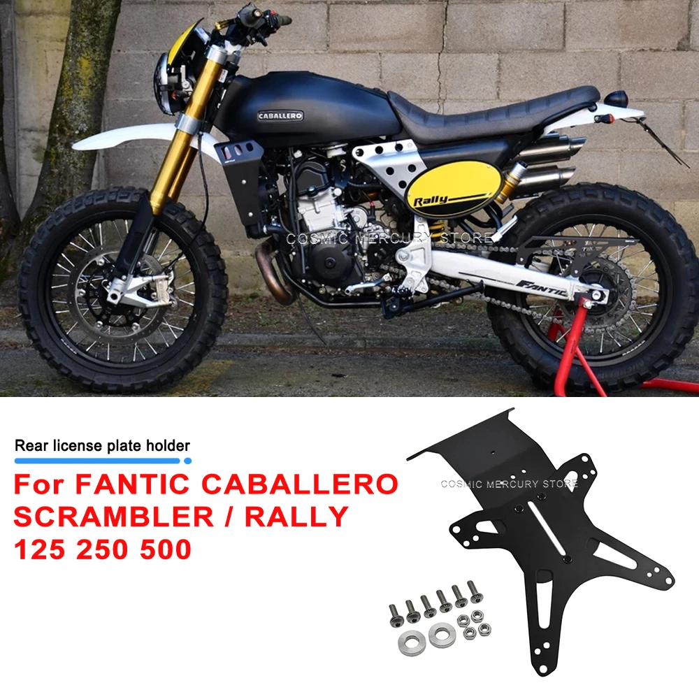 

For FANTIC CABALLERO SCRAMBLER / RALLY 125 250 500 Motorcycle License Plate Holder Fender Elimin New